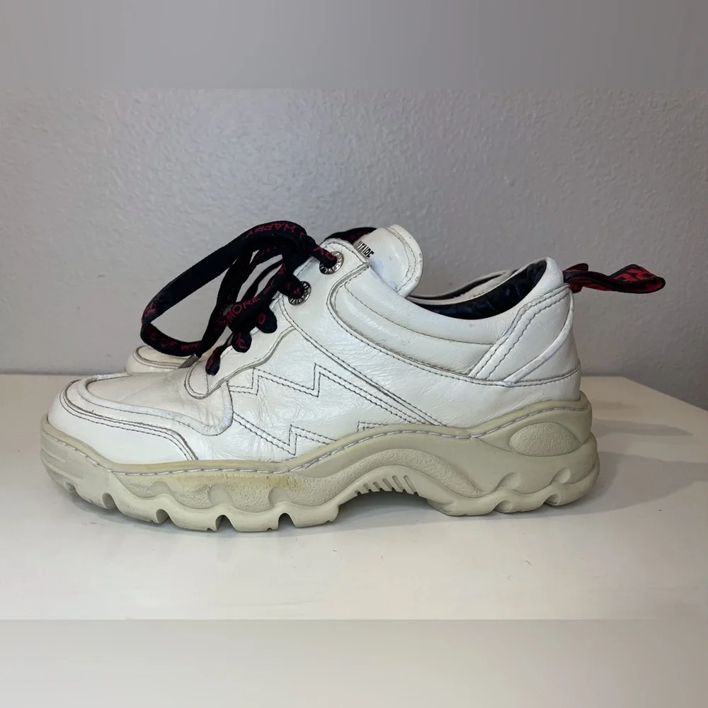 Zadig & Voltaire Women’s Blaze Stylish White Leather Sneakers Size‎ 7.5 (38)
